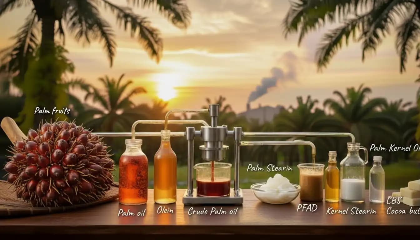 مشتقات النخيل RSPO SG (منفصل) و MB (توازن الكتلة) - Bio Green Wax Ltd global supplier