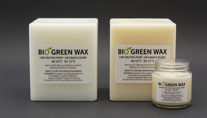 Palm-Paraffin blended wax for jar candles