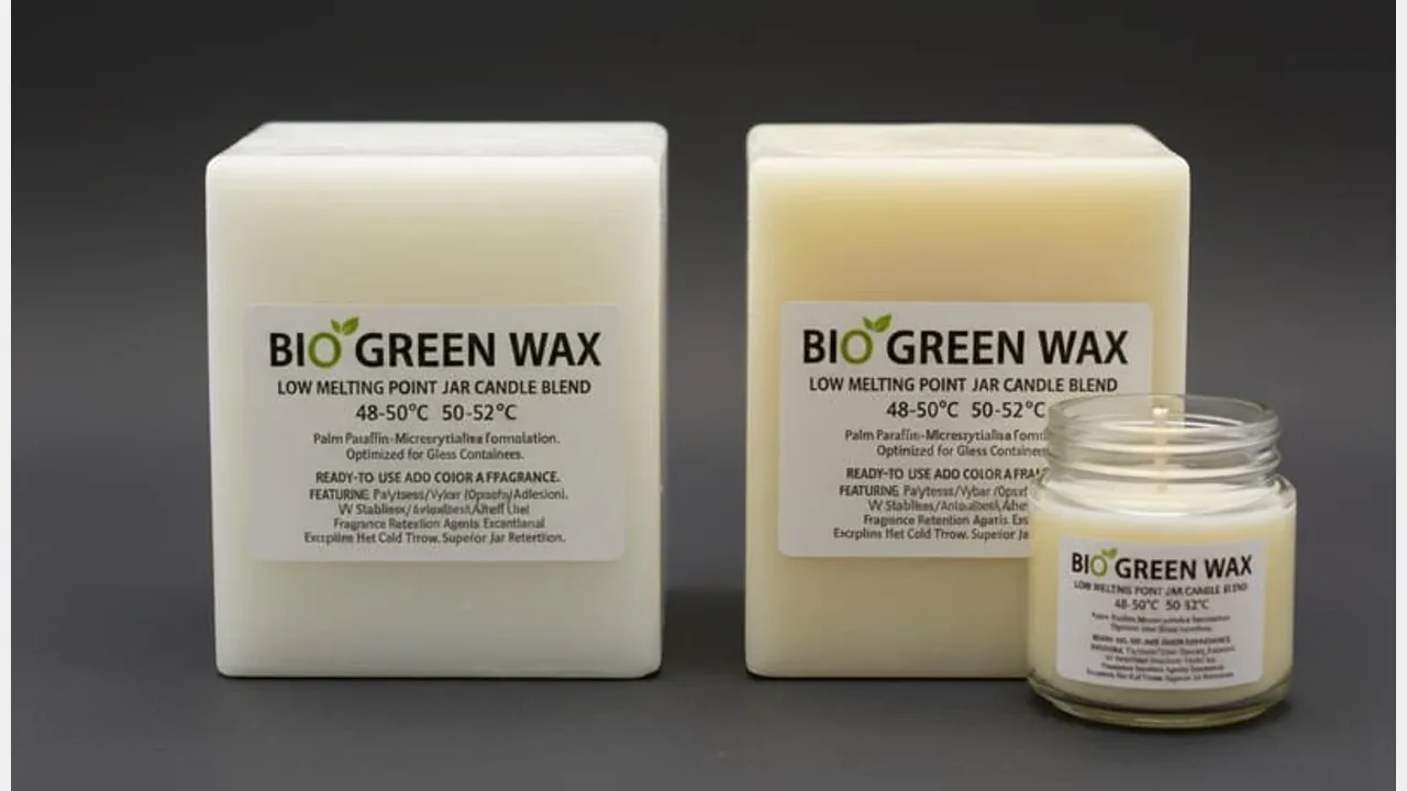 Palm-Paraffin blended wax for jar candles — feedstock option for Candle Making