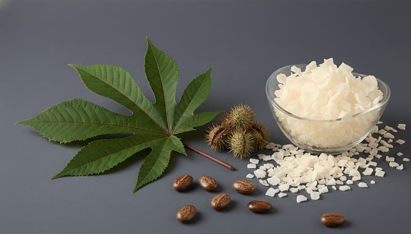 زيت الخروع المهدرج (شمع الخروع)